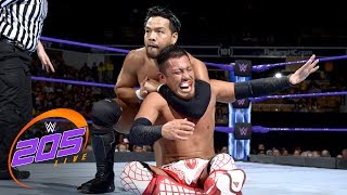 Akira Tozawa vs Hideo Itami WWE 205 Live May 22 2018 [upl. by Yancy]