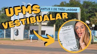 Vlog  fui para três lagoas fazer o vestibular da ufms  o que achei da prova [upl. by Berta]