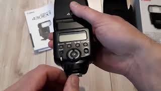 Canon Speedlite 430EX II Flash  Review  Unboxing [upl. by Rist]