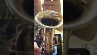 Conn curved soprano saxophone play test [upl. by Nivej]