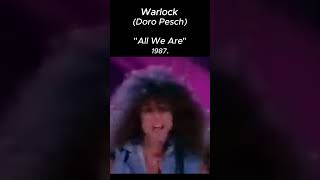 Warlock  quotAll We Arequot1987 80smusic [upl. by Nywroc]