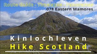 078 Eastern Mamores Kinlochleven Scotland Overcast with clear summits and amazing views [upl. by Alimak458]