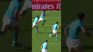 When Uruguay stunned Fiji rugby speed fast tackle rwc2023 shorts [upl. by Hannahsohs]