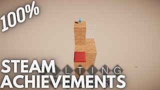 STEAM 100 Achievement Gameplay Tilting Tiles SOLUTIONS [upl. by Hsihsa62]