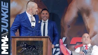 Chuck Liddell vs Tito Ortiz fighter comments from press conference [upl. by Eisen]