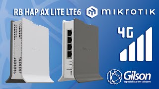 hAP ax lite LTE6 Mikrotik Mini Roteador 4G com WiFi 6 e Portas Gigabit [upl. by Nicolau242]