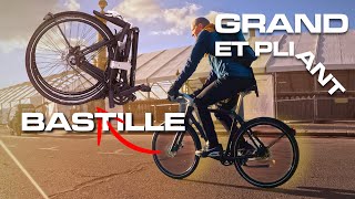 Prise en main du vélo Bastille  un pliant aux grandes roues [upl. by Geirk]