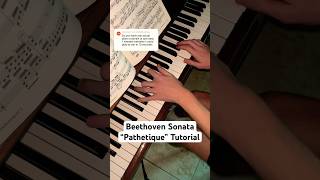 Beethoven Sonata “Pathetique” Tutorial piano sonata beethoven shorts pathetique tutorial fyp [upl. by Naltiac592]