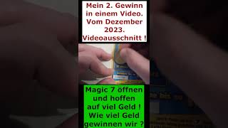 Mein 2 Geldgewinn  Rubbellos Magic 7  Wie viel [upl. by Hamian]