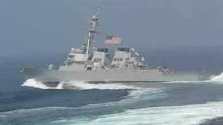 Navy ship taking quotevasive actionquot [upl. by Elyrpa206]