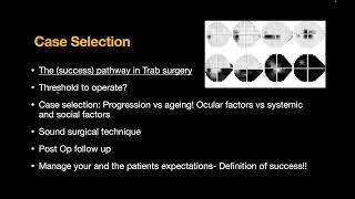 Taming the monster  Surgical tips in Trabeculectomy  Dr Muneer Otri [upl. by Ameluz]