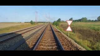 Aarhus Lightrail  Lystrup to Aarhus H  Driver POV [upl. by Marigolda]