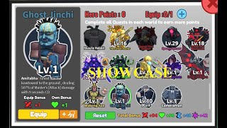 GHOST JINCHI SHOWCASE SWORD WARRIORS ROBLOX swordwarriors roblox anh5robloxswordwarriors [upl. by Oijimer]