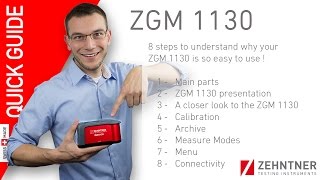 Quick Guide  ZGM 1130 Glossmeter in 8 Steps [upl. by Aiciram]