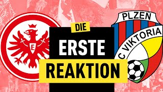 33 gegen Pilsen Eintracht Frankfurt verspielt den Sieg  Europa League Reaktion [upl. by Bascomb93]