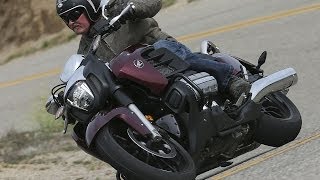 2014 Honda Valkyrie First Ride  MotoUSA [upl. by Enirehtahc]