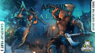 HOW TO DEFEAT KJOTVE THE CRUEL  Assassins Creed Valhalla Gameplay Part 3 AC Valhalla Walkthrough [upl. by Aiduan685]