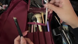 ASMR Rummaging amp Organizing Makeup Bag  No Talking [upl. by Ruggiero]