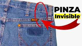 DIY pinzas invisibles jeans quedan como original [upl. by Lebazi427]