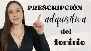 Prescripción adquisitiva del dominio en Colombia [upl. by Goodson]