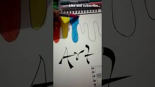 Easy front page idea art brushpen shorts song easydrawing frontpageideas trending critive [upl. by Debra123]