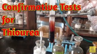 Confirmative Tests for Thiourea [upl. by Trabue]