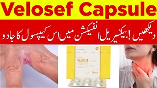 Velosef Capsule 250mg amp 500mg Cephradine Velosef Capsule Uses  Benefits amp Side effects in Urdu [upl. by Ecnerwaled573]