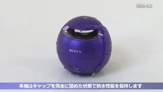 ソニー ワイヤレススピーカー SRSX1 セットアップ動画 [upl. by Hewart]