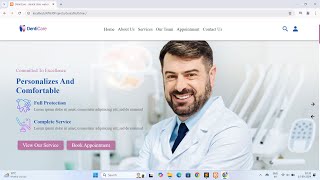 5Creating a dental clinic Website HTML CSS JS PHP amp MySQL part five [upl. by Allissa]