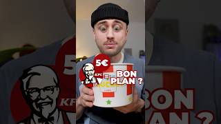 MENU enfant KFC un BON PLAN  🤯 [upl. by Anol]