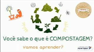 Você sabe o que é Compostagem 🌱💚🌍 [upl. by Himelman23]