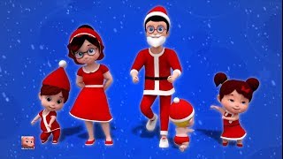 santa doigt famille  Santa Finger Family  Junior Squad Française  chansons de bébé  Xmas Song [upl. by Elkraps]