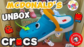 Mcdonalds Happy Meal Crocs Character Crocs Toy Blue [upl. by Ernesta913]