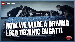 See how it was made  The Amazing LifeSize LEGO Technic version of the Bugatti Chiron [upl. by Mark]