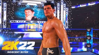 quotDashingquot Cody Rhodes 2010 w Entrance Graphics and Smoke and Mirrors Theme  WWE 2K22 Mods [upl. by Eatnad]