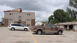 8102020 Central Iowa Historic Derecho Full storm intercept and aftermath [upl. by Lanfri]