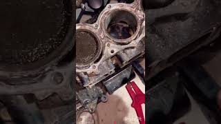 Engine cylinder piston cleaning easily shorts video trnding [upl. by Lugar]