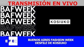 Desfile Buenos Aires Fashion Week Kosiuko [upl. by Skricki]