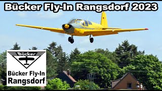 Bücker FlyIn Rangsdorf 2023  Saab 91D Safir  DEHPT [upl. by Dunning]