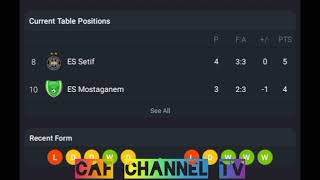 LIVE ES Setif VS ES Mostaganem Algeria Ligue 1Round 5 [upl. by Arvie]