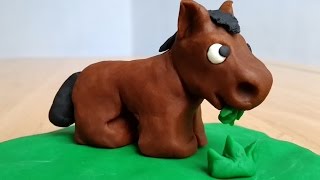 Wir kneten ein Pferd  Play Doh Horse [upl. by Danae]