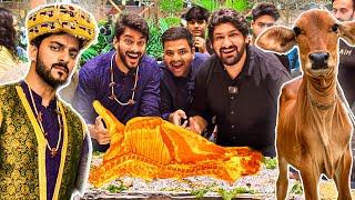 MILLION SUBSCRIBERS ka 3 LAKH ka COW Platter Bna lia 😍 My Father got EMOTIONAL 😭 [upl. by Gweneth137]