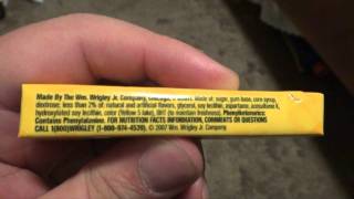 Wrigleys Juicy Fruit Gum Unboxing [upl. by Chane]