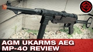 AGM UKARMS MP40 Review Unboxing and Shooting [upl. by Airak632]