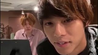 Takato Nagata w Nakatani Yuushin INSTALIVE 21082020  Haikyuu Kenma amp Ennoshita Stage Play Actor [upl. by Weisburgh113]