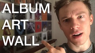 DIY Album Art Wall Tiktok Trend [upl. by Nynnahs]