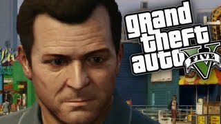 GTA 5 MICHAEL FUNNY MOMENTS GAMEPLAY An Average Day for Micheal De Santa In GTA V [upl. by Enyawal]