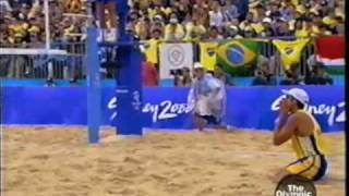 Dain Blanton Eric Fonoimoana Beach Volleyball 2000 Sydney Olympics Gold Medal [upl. by Onirefes]