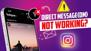 How to Fix Instagram Dm Not Working on iPhone  Instagram Dms Stuck [upl. by Ekusuy]