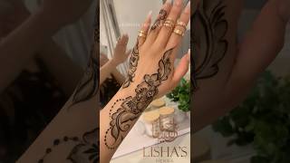 Arabic black henna designsنقش حناء اسواد انيق جدا روعة نقش حنةسودانية shorts satisfying [upl. by Ahsinal]